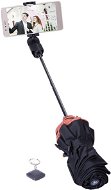 Papaler Regenschirm schwarz - Selfie-Stick