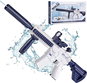 Water Gun BATTLE Electric water pistol - M416, built-in 370 ml cartridge, blue - Vodní pistole