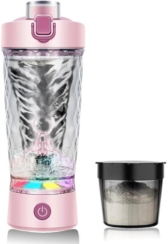 Flintronic V2 Portable electric protein shaker 650 ml pink - Shaker - Main image