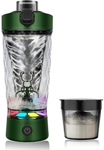 Flintronic V2 Portable electric protein shaker 650 ml green - Shaker - Main image