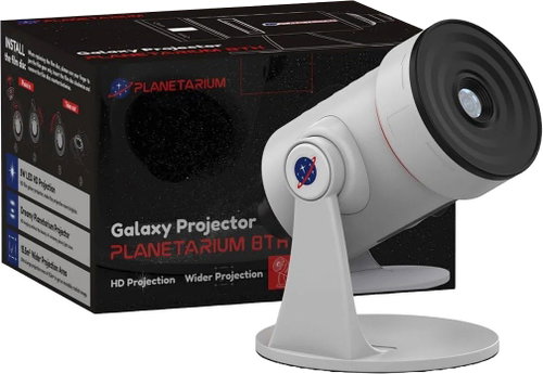 Bolong Meteor 8th gen galaxy projector, 10 cassettes 4K, night light, white - Light Projector - Main image