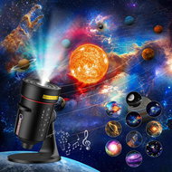 Bolong Meteor 8th gen galaxy projector, 10 cassettes 4K, nature sounds, black - Light Projector