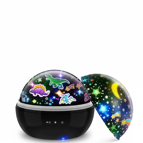 Tesoyzii Dinosaur night lamp with projector, black - Light Projector - Main image