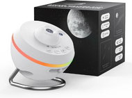 Bolong Projektor galaxie s funkcí meteoritu - 13 kazet se snímky ve 4K kvalitě, bílý - Světelný projektor