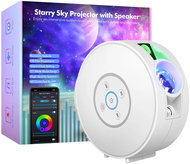 Nanxin Night Sky Projector, 6 cassettes, Bluetooth speaker, app control, white - Light Projector