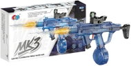 BATTLE Electric water pistol MK3 - range 8-10 m, 270 ml magazine, 800 mAh battery, blue - Water Gun