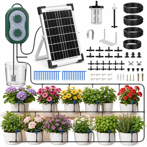 Fapiere Solar Irrigation System IC603 for 30 Plants - 144 Modes - Irrigation Device - Main image