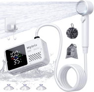 Mytrix Přenosná kempingová sprcha L1 – 10 l/min, 7800 mAa, bílá - Camping Shower