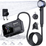 Mytrix Přenosná kempingová sprcha L1 – 10 l/min, 7800 mAh, černá - Camping Shower
