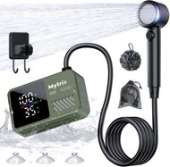Mytrix Přenosná kempingová sprcha L1 – 10 l/min, 7800 mAh, zelená - Camping Shower