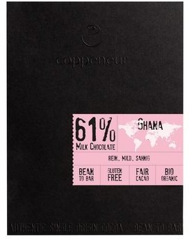Ghana 61%, milk chocolate, BIO - Chocolate - Main image