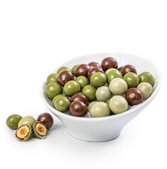 Roasted hazelnuts in nougat and milk chocolate - Nuts