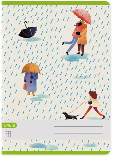Papírny Brno Premium 545, A5, 40 sheets, square - Exercise Book - Main image