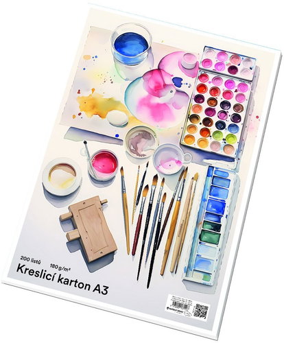 Papírny Brno Drawing board A3, 180 g / m2, 200 sheets - Sketchbook - Main image