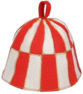 Sauna Bau Sauna Hat, Chequered – Red - Sauna Hat
