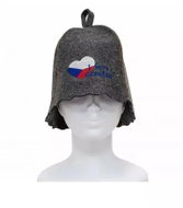 EVEI Klobouk do sauny vlněný – s výšivkou „I love Czechia“ - Sauna Hat