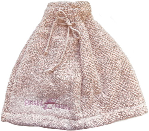 Praktik Home Sauna Hat NordicSPA – Pink with Embroidery - Sauna Hat - Main image