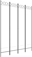 vidaXL Folding screen 160 × 200 cm textile, white, 4 panels 350150 - Room Divider