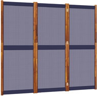 vidaXL Paraván 210 × 180 cm tmavě modrý, 3dílný 4003359 - Paraván