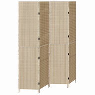 vidaXL Partition 196 × 200 cm polyrattan, beige 42003679 - Room Divider