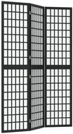 vidaXL Japanese style folding screen 120 × 170 cm black, 3-piece 352079 - Room Divider