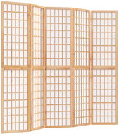 vidaXL Japanese style folding screen 200 × 170 cm 5-piece 352085 - Room Divider