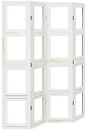 vidaXL Solid wood screen pavlovnia, white, 4 pieces, 358690 - Room Divider
