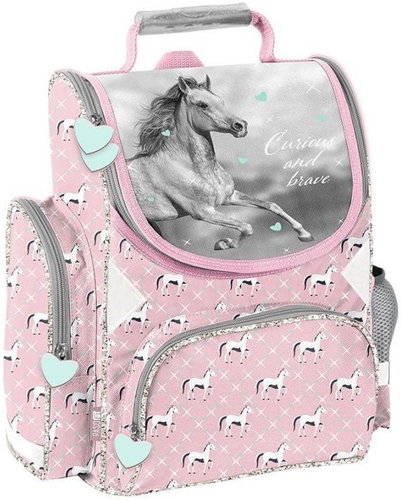 PASO School bag for first graders Horse - School Backpack - Main image