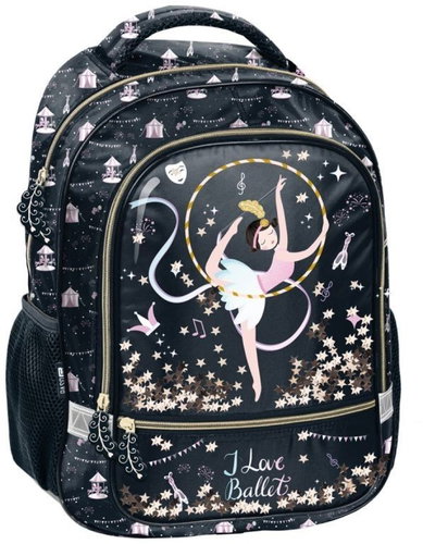 PASO School backpack Ballerina with stars - School Backpack - Main image
