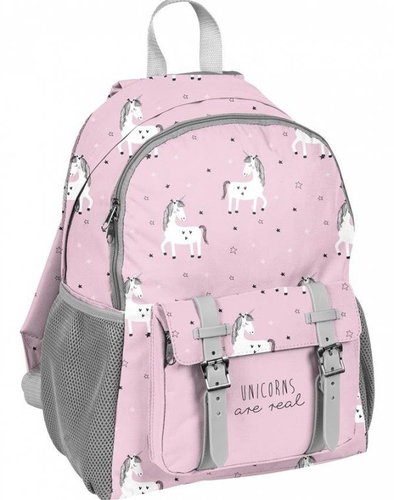 PASO School backpack Unicorn Real with buckles - School Backpack - Main image
