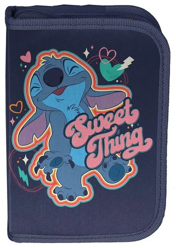PASO pencil case, motif Stitch blue - Pencil Case - Main image