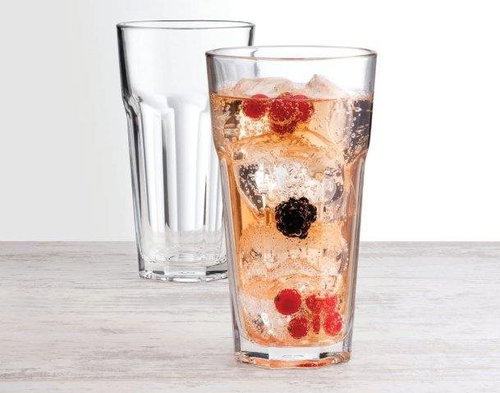 PASABAHCE Set of 6 Glasses 295ml V-BLOCK CASABLANCA - Glass Set - Main image