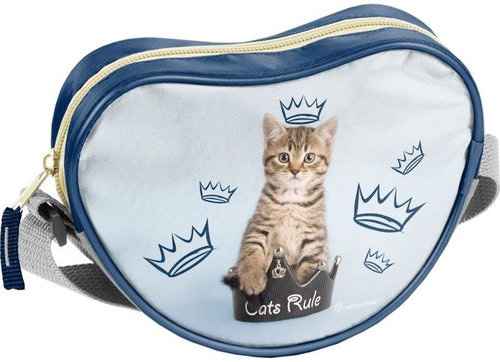 PASO Handbag heart cat with crown - Kids' Handbag - Main image