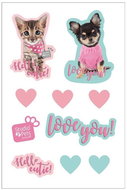 PASO Notes notebook with stickers A5, Dog and cat - Journal
