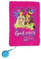 PASO Plush notebook A5, Barbie Tropical - Journal