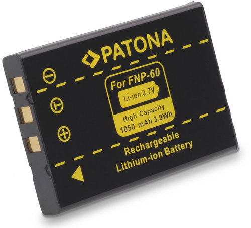 PATONA for the Fuji NP-60 1050mAh Li-Ion - Camera Battery - Main image