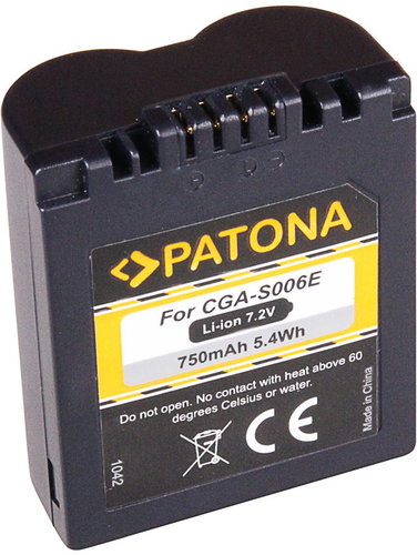 PATONA für Panasonic CGA-S006E - Kamera-Akku - Hauptbild
