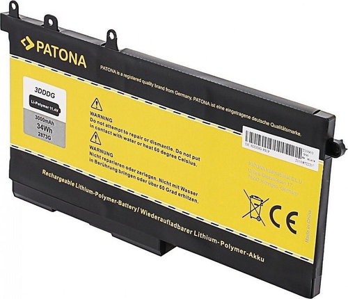 Patona for DELL E5480/E5580 3000mAh Li-Pol 11,4V GJKNX - Laptop Battery - Main image