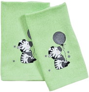 Praktik Baby towel LILI 30 × 50 cm, green - Children's Bath Towel