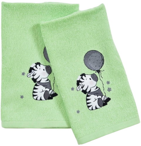 Praktik Baby towel LILI 30 × 50 cm, green - Children's Bath Towel - Main image