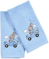 Praktik Baby towel LILI 30 × 50 cm, blue - Children's Bath Towel