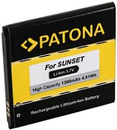 PATONA für Wiko Sunset 1300mAh 3.7V Li-Ion - Handy-Akku
