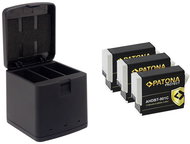 PATONA Triple GoPro Hero 9/10/11/12+3x battery 1730mAh Enduro - Battery Charger