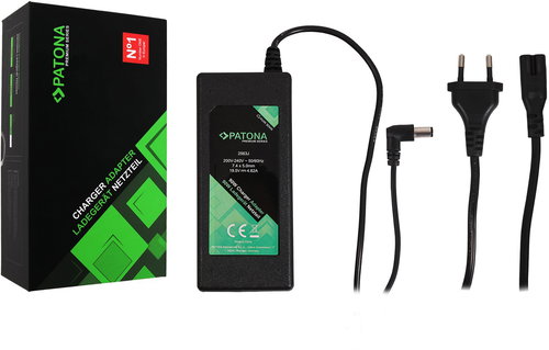 PATONA for laptops 19.5V/4.62A 90W/7.4x5mm connector + pin - Power Adapter - Main image