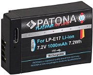 Fényképezőgép akkumulátor PATONA akkumulátor Canon LP-E17 1000mAh Li-Ion Platinum USB-C töltéshez - Baterie pro fotoaparát