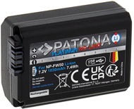 PATONA baterie pro Sony NP-FW50 1030mAh Li-Ion Platinum USB-C nabíjení - Camera Battery