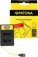 PATONA - Dual Canon NB-13L, LCD,USB-vel - Fényképezőgép és kamera akku töltő