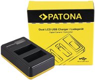 PATONA - Foto Dual LCD Canon LP-E8,USB - Fényképezőgép és kamera akku töltő