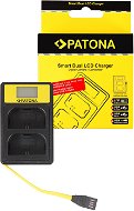 PATONA - Dual Canon LP-E6,  LCD,USB - vel - Fényképezőgép és kamera akku töltő