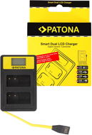 PATONA pre Dual Panasonic DMW-BLC12 E s LCD, USB - Nabíjačka batérií fotoaparátov a videokamier